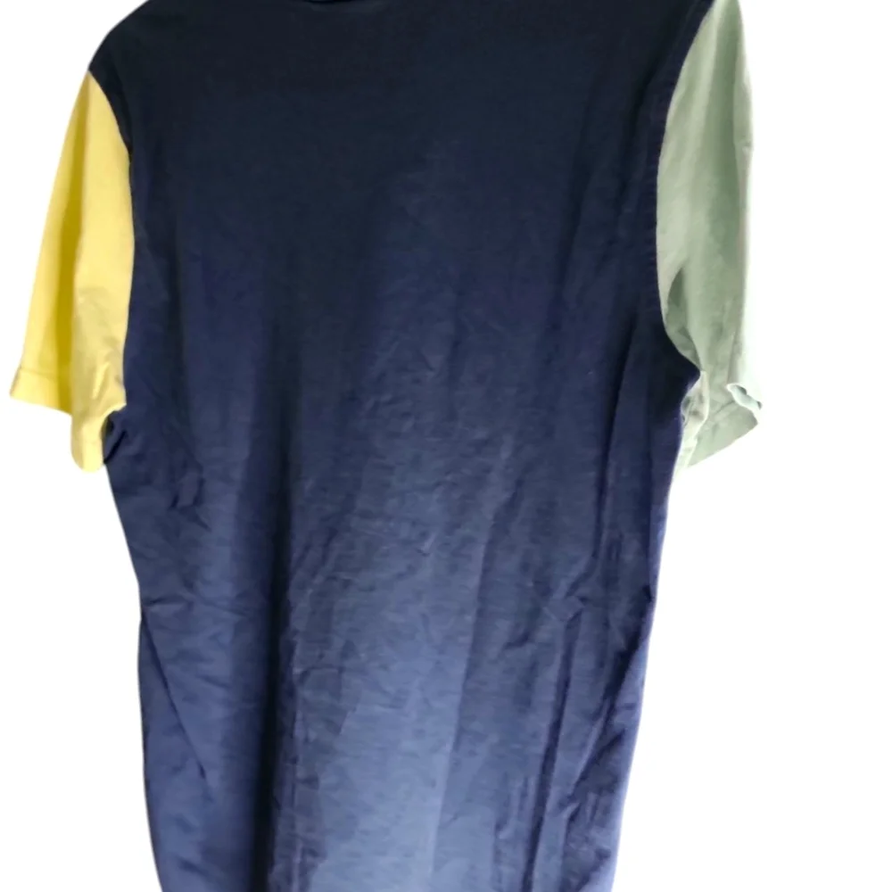 Adidas Blue and Green Short Sleeve Tee